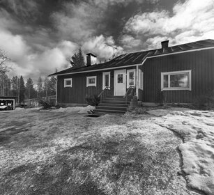 casa nella taiga, house in the taiga Finlandia, Finland