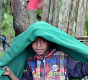 ragazzo, boy montagne Bale, Bale mountains