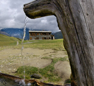 rifugio Plan du Lac, parco della Vanoise, Francia Plan du Lac alpine hut, Vanoise NP, France