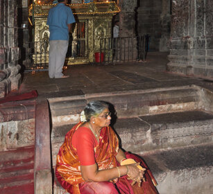 fedeli Hindu, Hindu believers Ekambareshvara temple, Kanchipuram, Tamil Nadu