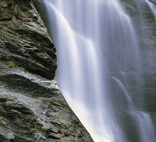 cascata, waterfall Lillaz, Valle D'Aosta. Lillaz, Aosta Valley