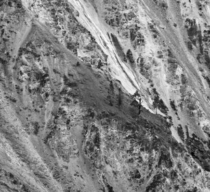 particolare dello Yellowstone Canyon