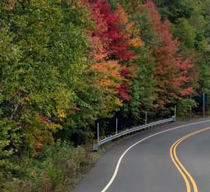 On the road Mauricie NP