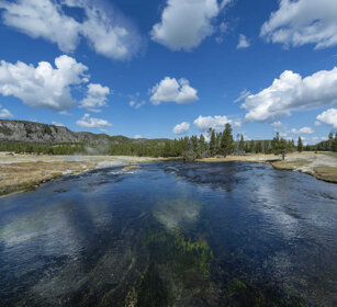 fiume Firehole, Firehole river PN di Yellowstone, Yellowstone NP