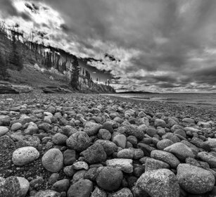 paesaggio, landscape lago Yellowstone, Yellowstone lake