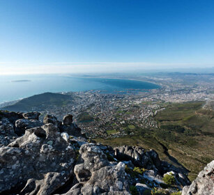 Città del Capo, Cape Town vista dalla Table Mountain, view from the Table Mountain