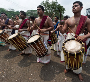 Pooram Elephant Festival 2010 Thrissur, Kerala