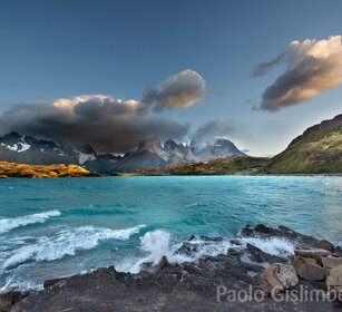 lago Pehoe PN Torres del Paine, Cile