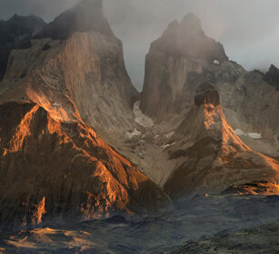 los Cuernos del Paine e lago Pehoe PN Torres del Paine, Cile