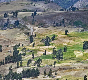 Capagna, country valle del Nilo Blu, Blue Nile gorge