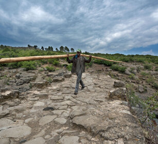 Etiope, Ethiopian man, Debre Libanos