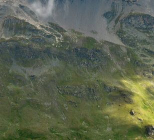 rifugio Plan du Lac, parco della Vanoise, Francia Plan du Lac alpine hut, Vanoise NP, France