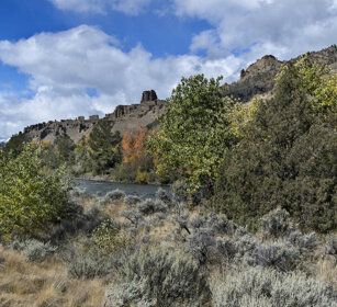paesaggio, landscape fiume Shoshone, Shoshone river, Yellowstone NP