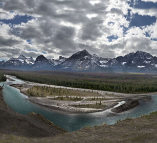 Bow river, Jasper NP