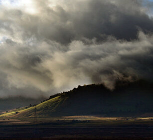 brutto tempo sulle montagne Bale bad weather on the Bale mountains