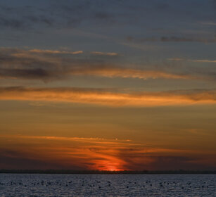 tramonto, sunset Camargue, St. Maries de la mer