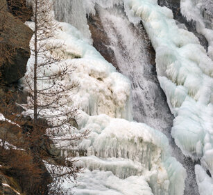 cascata, waterfall PN del Gran Paradiso, Gran Paradiso NP