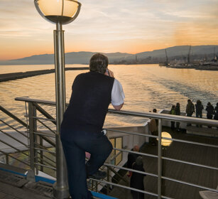 sul traghetto Genova-Porto Torres aboard of the Genoa-Porto Torres ferry