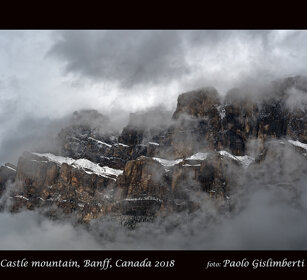 montagne, mountains Castle mountains, Canada montagne, mountains Castle mountains, Canada