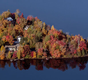 Aerial view Mont Tremblent NP