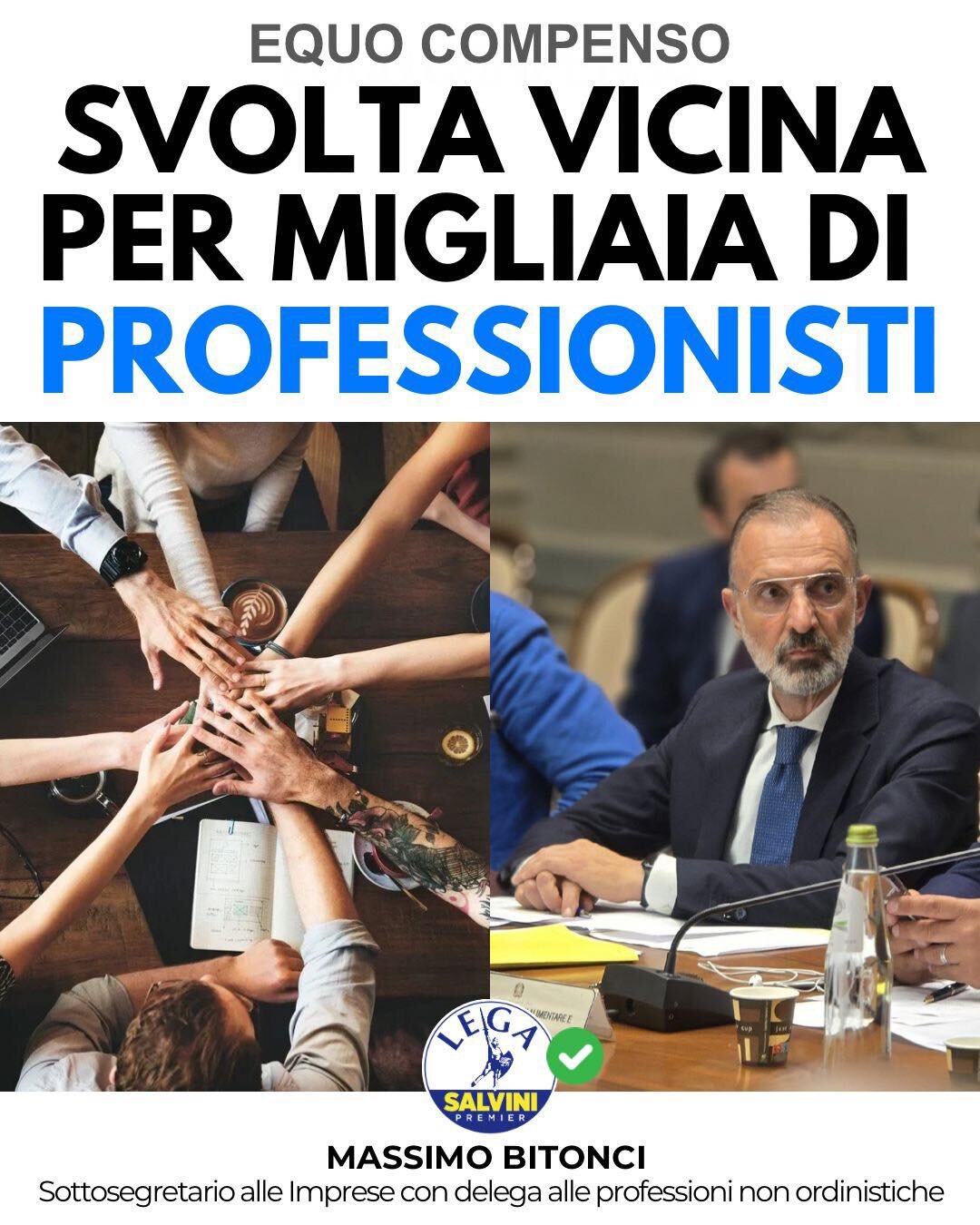 Vicini al testo per l'equo compenso delle professioni non ordinistiche Vicini al testo per l'equo compenso delle professioni non ordinistiche