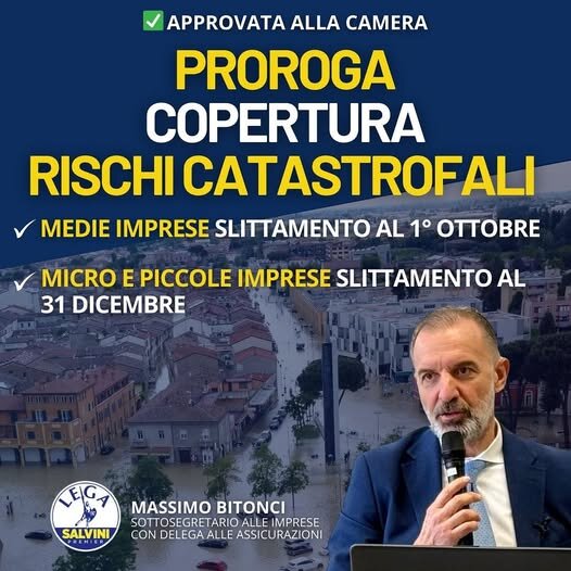 DL POLIZZE, OK A PROROGA PER ADEGUAMENTO IMPRESE