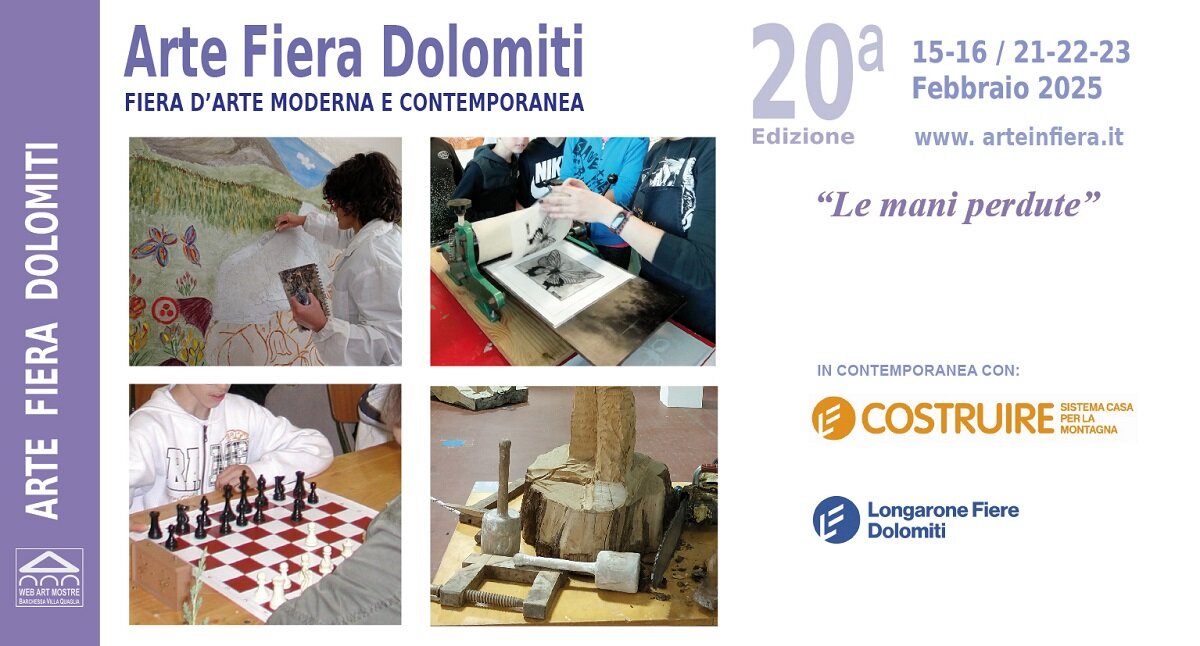 Arte Fiera Dolomiti 2025 e le mani perdute