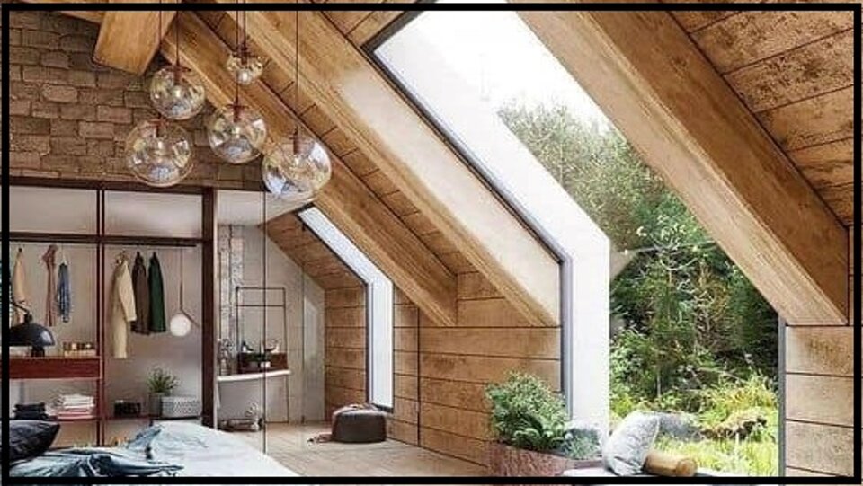 Notare il Particolare Tetto\Abbaino\Infisso-Vetro