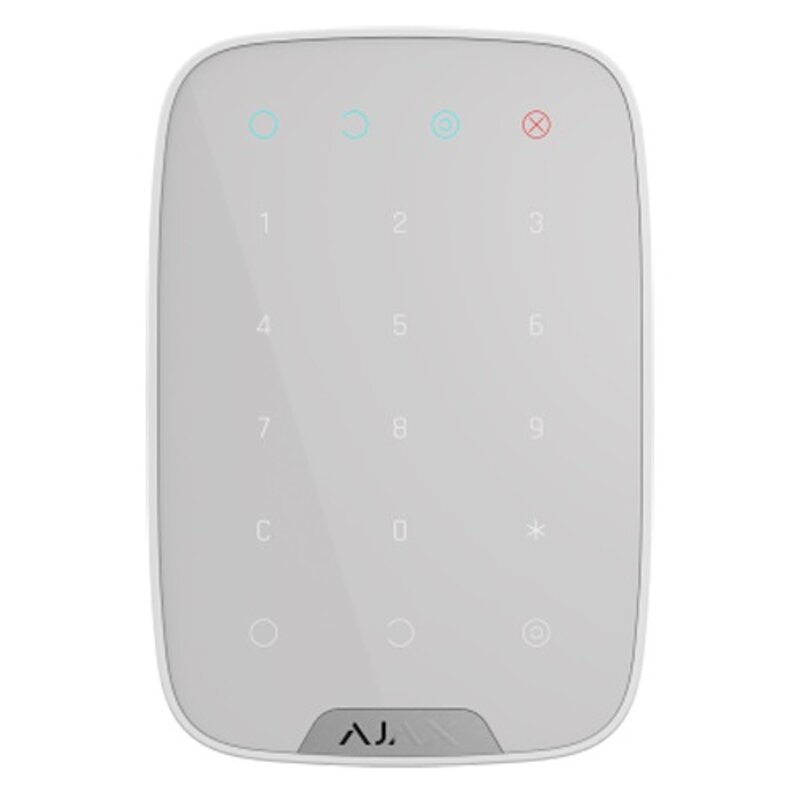 KeyPad Jeweller bianca vista frontale