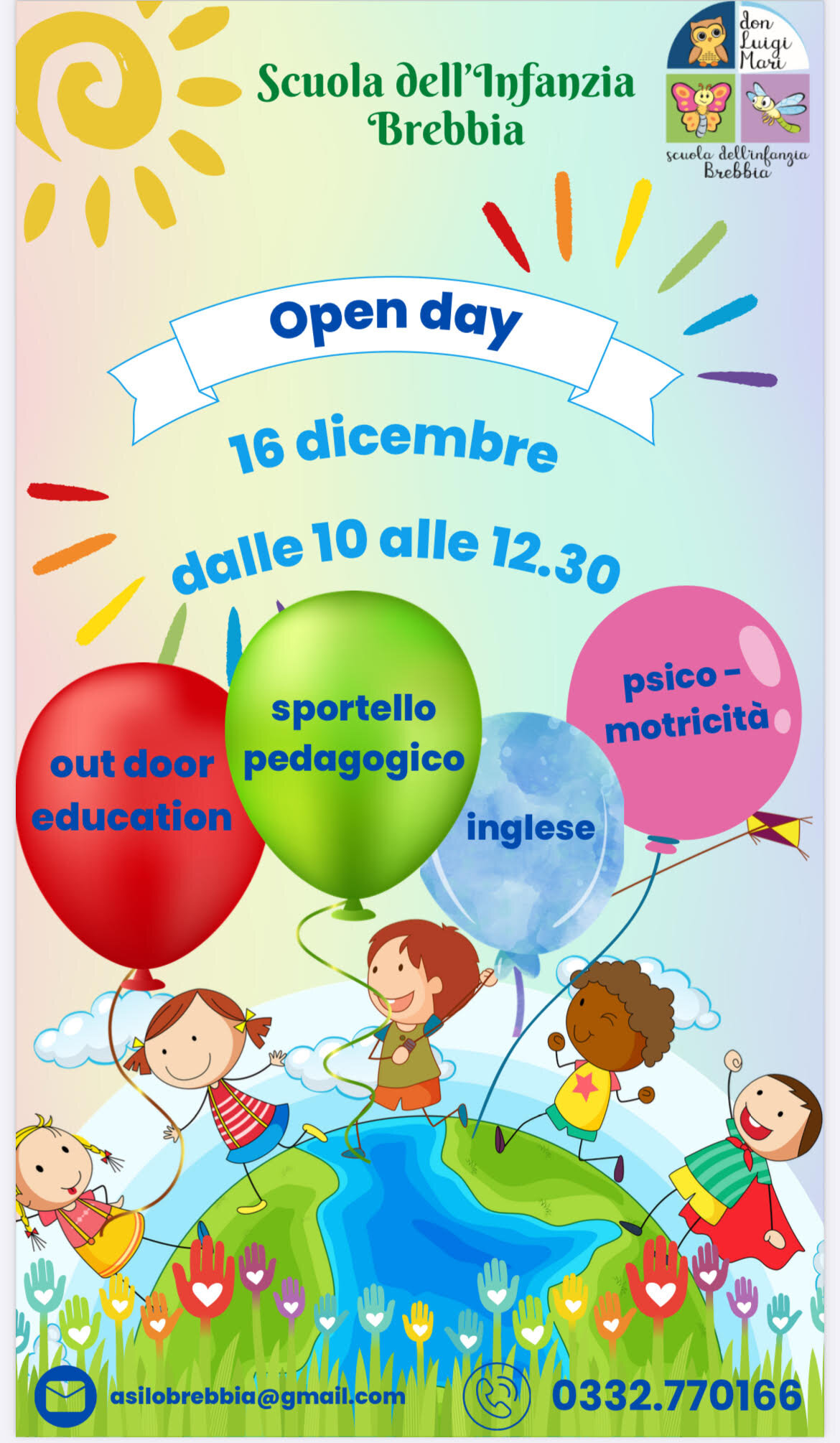 OPEN-DAY SABATO 16 DICEMBRE DALLE 10.00 ALLE 12.30 OPEN-DAY SABATO 16 DICEMBRE DALLE 10.00 ALLE 12.30