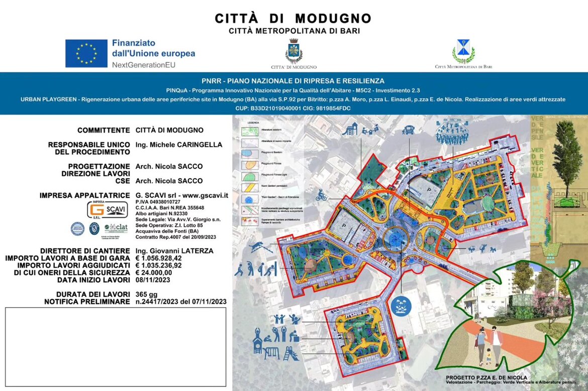 PINQuA - PNRR - Urban PlayGreen Modugno BA