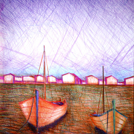 Jumeaux Pastelli su carta, formato A3