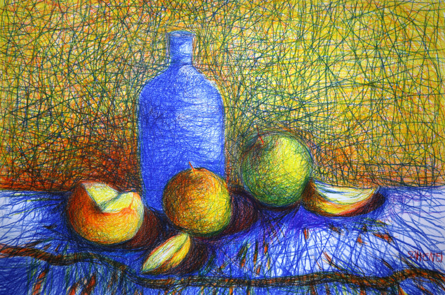 Pastelli su carta, formato A3