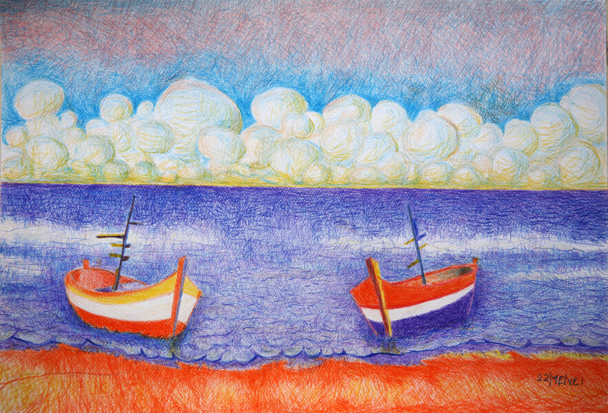 Pastelli su carta, formato A3