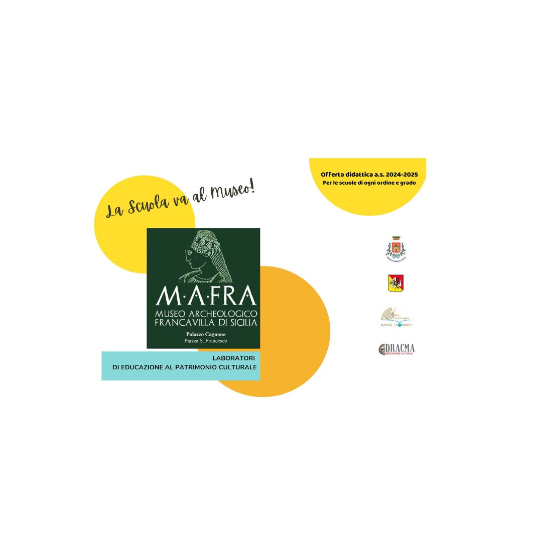 I laboratori per le scuole al Museo Archeologico di Francavilla di Sicilia - a.s. 2024-25 I laboratori per le scuole al Museo Archeologico di Francavilla di Sicilia - a.s. 2024-25