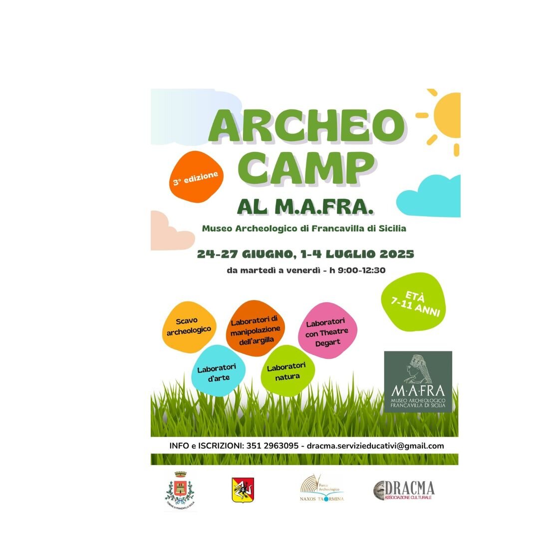 Archeocamp al MAFRA 2025. Laboratori estivi al museo Archeocamp al MAFRA 2025. Laboratori estivi al museo