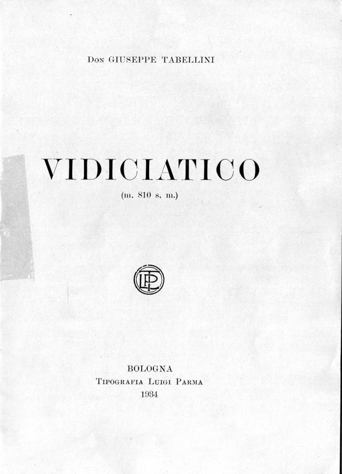 vidiciatico 1936