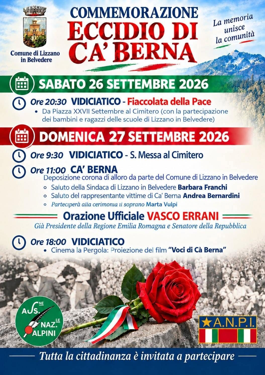 Commemorazione eccidio Ca' Berna