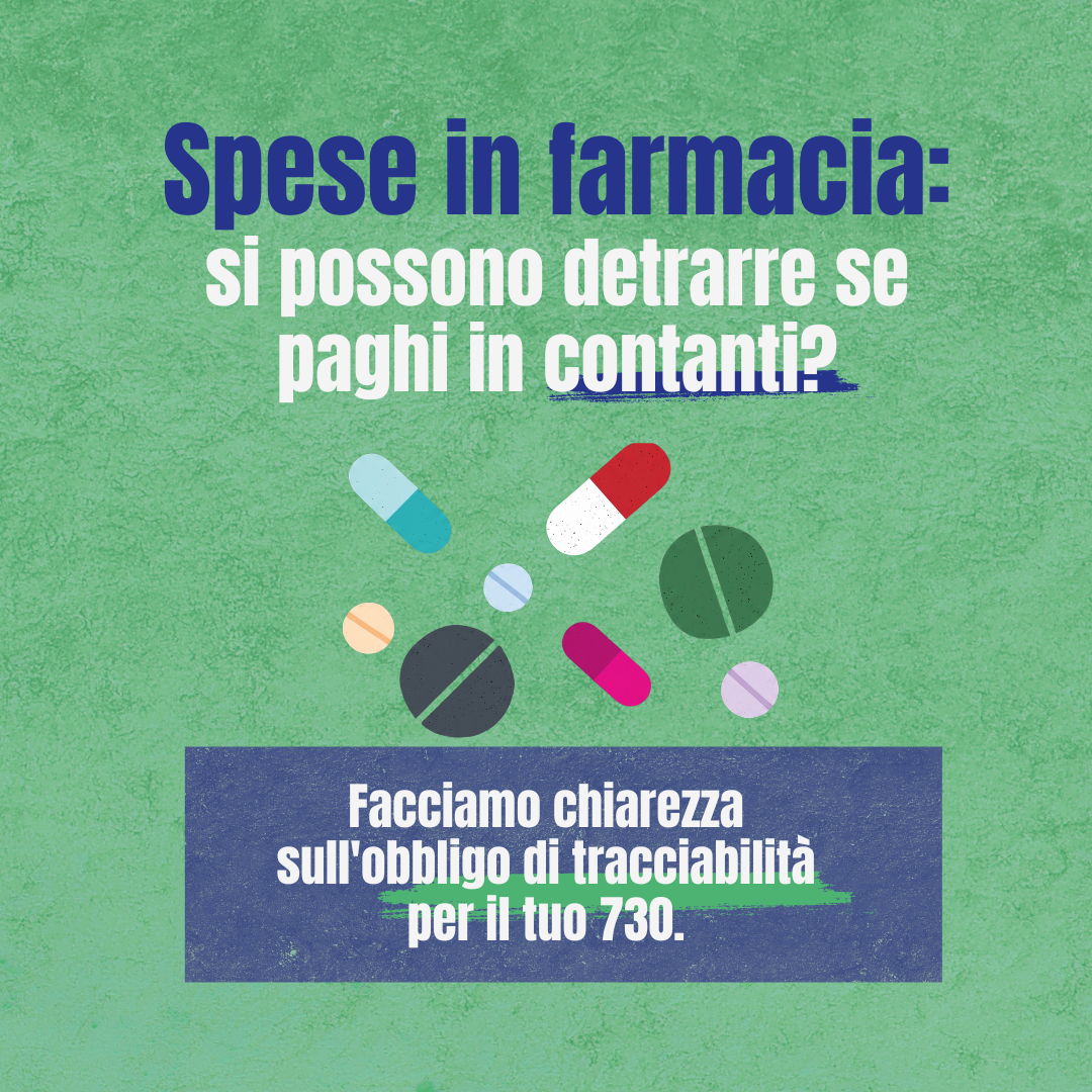 Modello 730: si possono detrarre le spese in farmacia pagate in contanti?