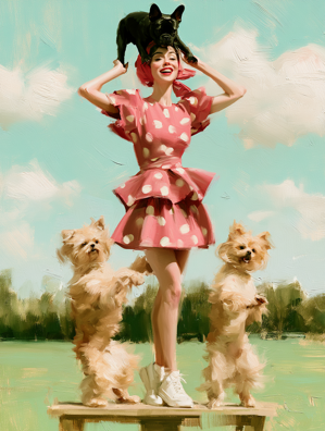 vanericci_a_woman_in_a_red_polka_dot_dress_white_sneakers_and_0836ca6f-aa90-42cb-a96b-d02dbffbc2d7_1 vanericci_a_woman_in_a_red_polka_dot_dress_white_sneakers_and_0836ca6f-aa90-42cb-a96b-d02dbffbc2d7_1
