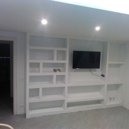 Librerie in cartongesso.
