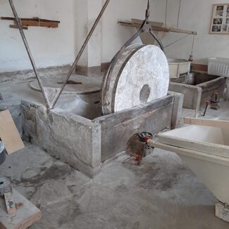 Macina superiore rotante