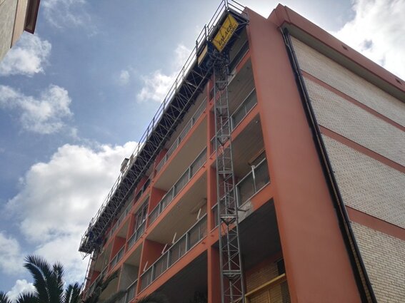 RIFACIMENTO FACCIATA CONDOMINIO IN VIA DAVIDE WINSPEARE - NAPOLI - 