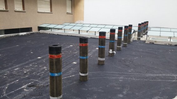 RIFACIMENTO ED IMPERMEABILIZZAZIONE PIAZZALE CONDOMINIALE - PIAZZA VANVITELLI - CASERTA 