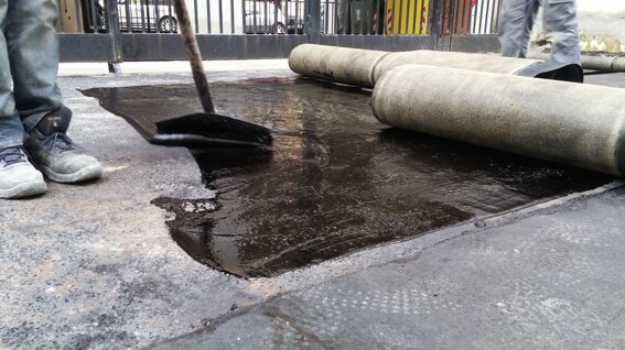 IMPERMEABILIZZAZIONE A FREDDO PIAZZALE CONDOMINIALE - CASERTA - 