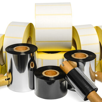 etichette e ribbon , foil