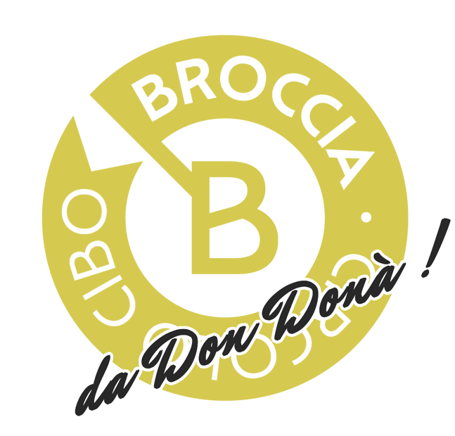 logo broccia don dona! giallo logo broccia don dona! giallo