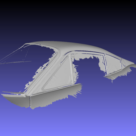 Tetto auto Scansione digitale di componente Tetto auto Scansione digitale di componente
