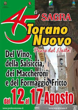 TORANO - Agosto Sagra storica della salsiccia e vino