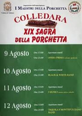 COLLEDARA - Agosto Porchetta